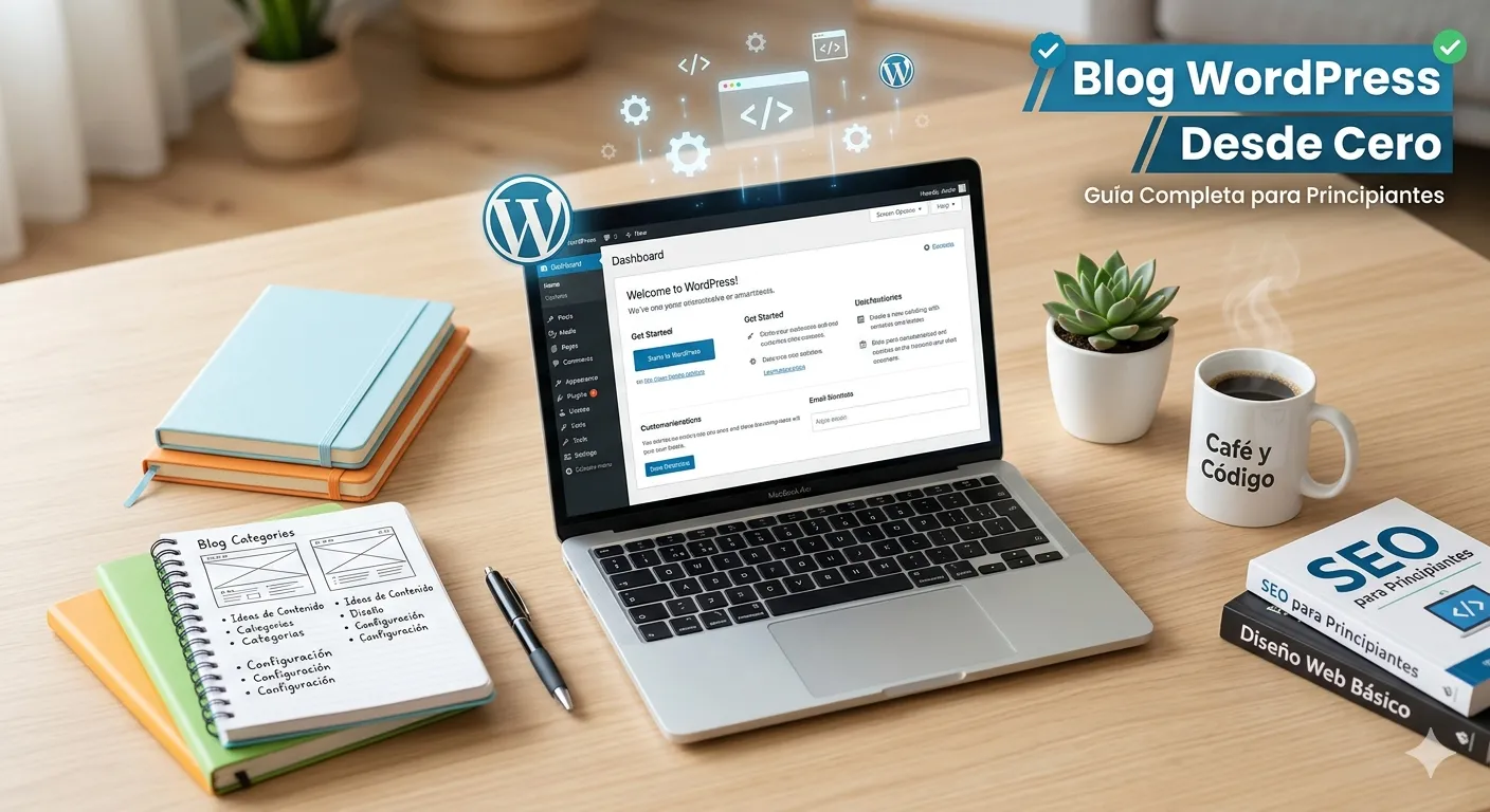Cómo Crear un Blog en WordPress desde Cero (Guía Completa 2026)