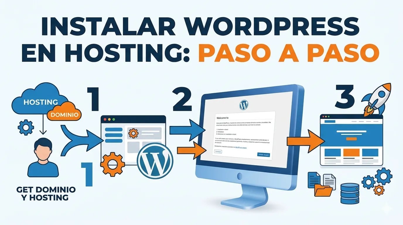 Cómo Instalar WordPress en tu Hosting Paso a Paso (2026)